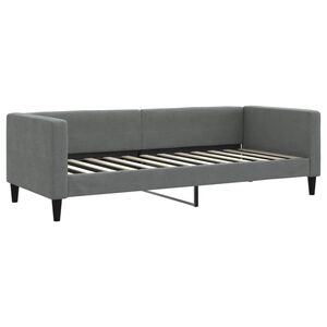 vidaXL Dagb&auml;dd m&ouml;rkgr&aring; 80x200 cm tyg