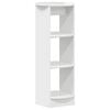 vidaXL Sidokabinett H&ouml;gblank Vit 40 x 40 x 100 cm Konstruerat tr&auml;