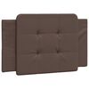 vidaXL Bed Frame without Mattress "Zadar" Brown 90x200 cm Faux Leather