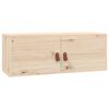 vidaXL V&auml;ggsk&aring;p 80x30x30 cm massiv furu