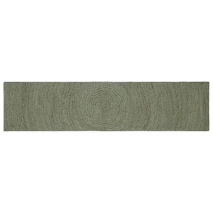 vidaXL Omr&aring;desmattor Olivgr&ouml;n 60 x 200 cm Jute