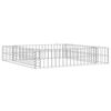 vidaXL Planteringsgabion upph&ouml;jd galvaniserat st&aring;l 100x100x20 cm
