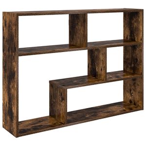 vidaXL V&auml;gg hylla V&auml;ggmonterat Brun 95 x 20 x 69,5 cm Konstruerat tr&auml;