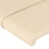 vidaXL S&auml;nggavel creme 90x5x118/128 cm tyg