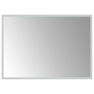 vidaXL LED Badrumsspegel med spegel Transparent 70 x 50 cm h&auml;rdat glas