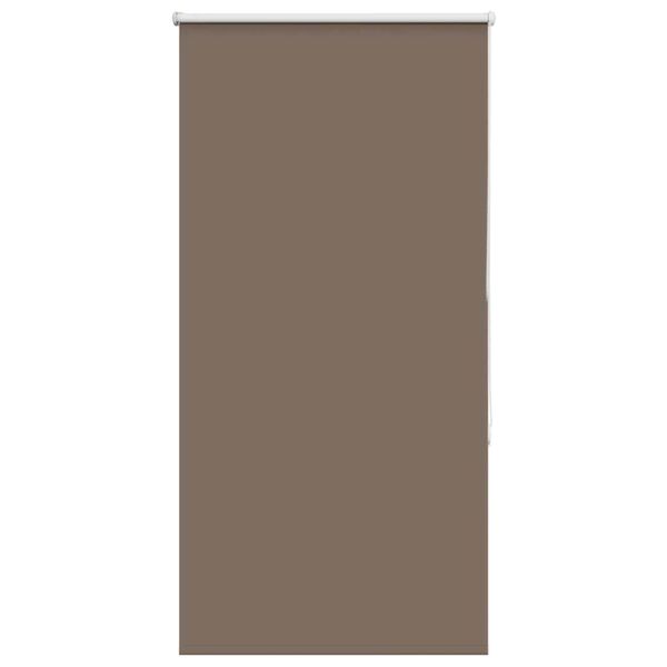 vidaXL M&ouml;rkl&auml;ggningsgardin kaffe 70x175 cm tygbredd 65,7 cm polyester