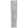 vidaXL Kubhyllor betonggrå 84,5x15x27 cm konstruerat trä