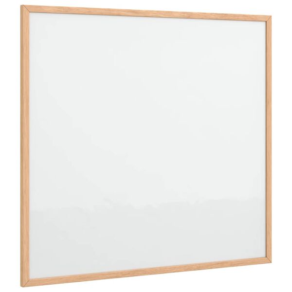 vidaXL Magnetisk whiteboardtavla med massiv fururam 60x55 cm