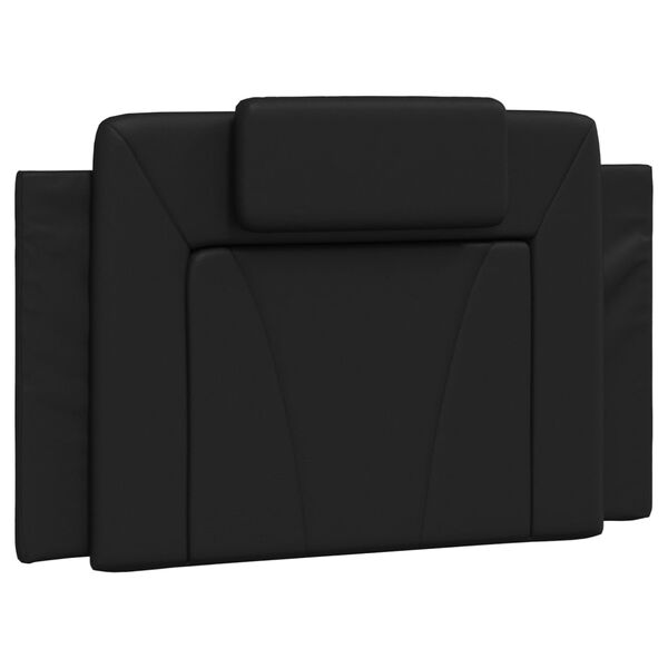 vidaXL Headboard Cushion "Viana" Black 80 cm Faux Leather