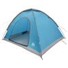 vidaXL Campingt&auml;lt 4-personers Bl&aring; 185T Polyester med PU-bel&auml;ggning