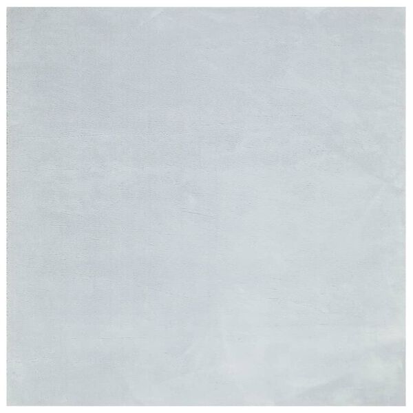 vidaXL Mjuk matta HUARTE med kort lugg tv&auml;ttbar bl&aring; 240x240 cm