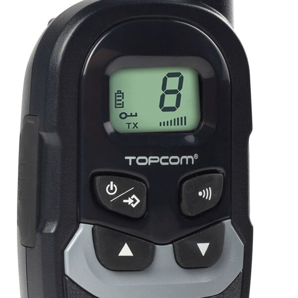 Topcom Walkie Talkie 446 MHz svart 2 st