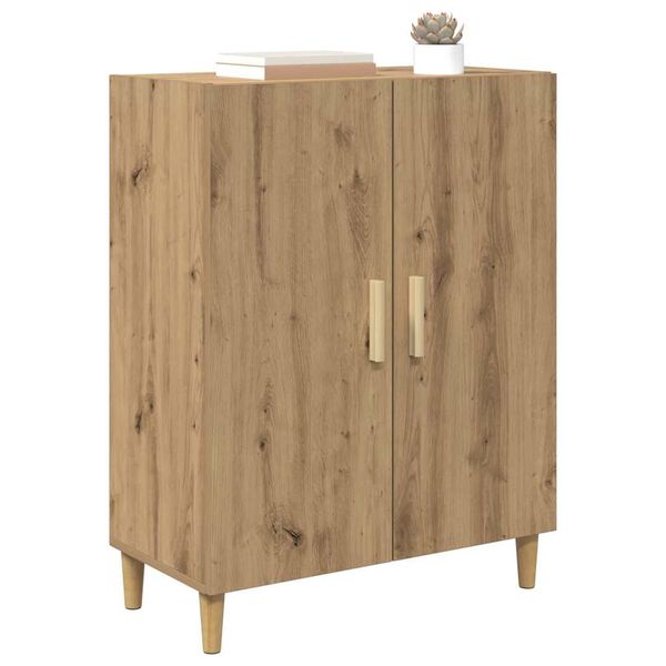 vidaXL Sideboard Artisan Ek 70 x 34 x 90 cm Konstruerat tr&auml;