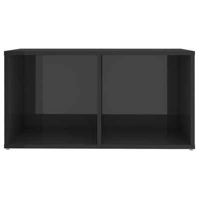 vidaXL TV-skåp 4 st grå högglans 72x35x36,5 cm konstruerat trä