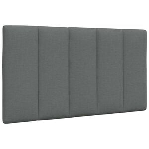 vidaXL Headboard Cushion "Hanko" Dark Grey 80 cm Fabric