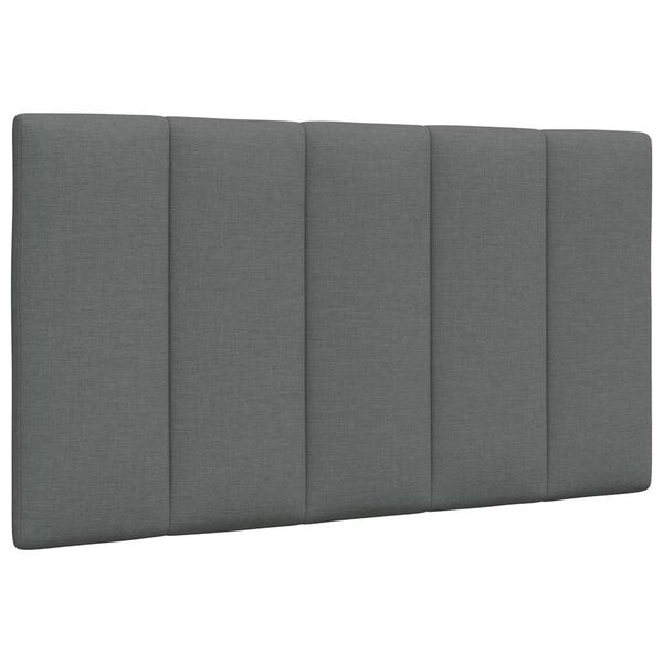 vidaXL Headboard Cushion "Hanko" Dark Grey 80 cm Fabric