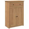 vidaXL Skosk&aring;p PANAMA 80x40x114 cm massiv furu