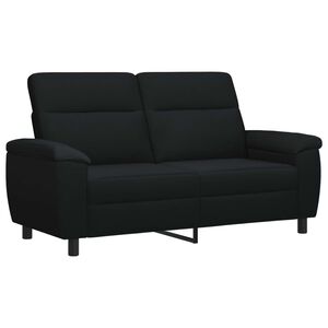 vidaXL Soffa Svart 178 x 90 x 95 cm Tyg