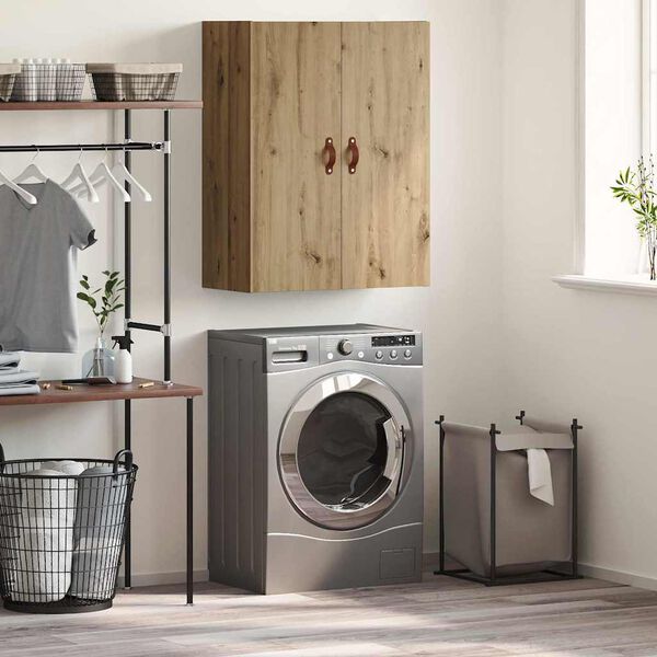 vidaXL Väggskåp Brun 69.5 x 34 x 90 cm Konstruerat trä