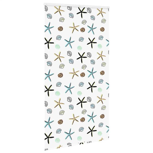 vidaXL Duschrullgardin med kassett 140x240 cm tyg bredd 136 cm