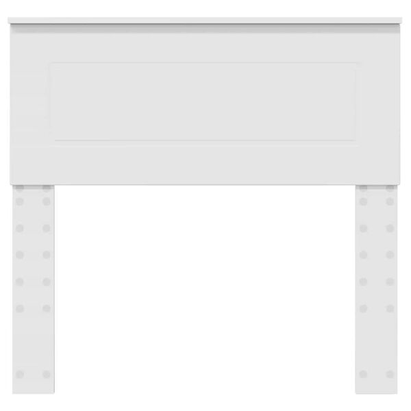 vidaXL Huvudgavel med huvudgavel Vit 80 cm Konstruerat tr&auml;