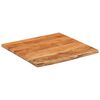 vidaXL B&auml;nkskiva f&ouml;r badrum 60x60x3,8 cm fyrkantig massiv akacia