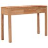 vidaXL Avlastningsbord 110x35x75 cm massiv teak