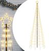 vidaXL LED julgran med spikar 570 LED varmvit 300 cm