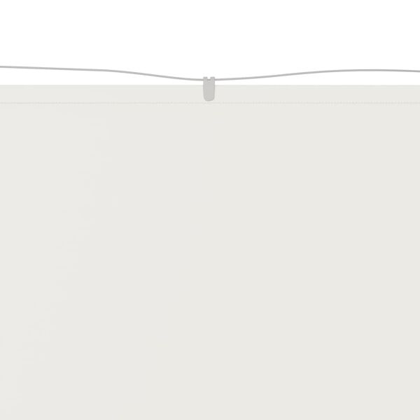 vidaXL Markis vertikal vit 140x1200 cm oxfordtyg