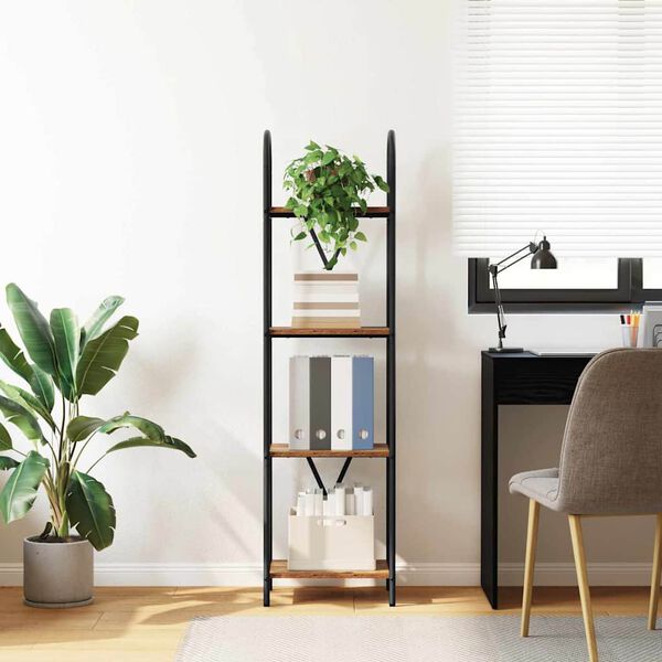 vidaXL Hyllsystem Gammalt tr&auml; 40 x 30 x 146 cm Konstruerat tr&auml;