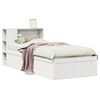 vidaXL S&auml;ngram utan madrass vit 75x190 cm massiv furu