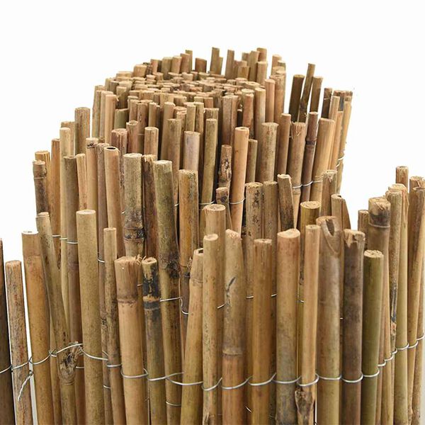vidaXL Bambust&auml;ngsel Brun 500 x 125 cm Bambu