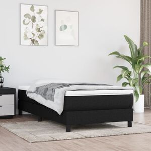 vidaXL Pocketres&aring;rmadrass medium svart 80x200x20 cm tyg