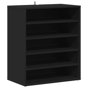 vidaXL Skosk&aring;p svart 60x35x70 cm konstruerat tr&auml;