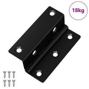 vidaXL G&aring;ngj&auml;rn 537 pcs Svart 38 x 17 x 60 mm J&auml;rn