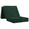 vidaXL F&auml;llbar Soffbed 75 x 63 x 45 cm M&ouml;rkgr&ouml;n