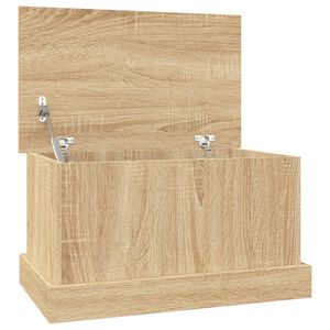 vidaXL F&ouml;rvaringsl&aring;da Sonoma Ek 50x30x28 cm Konstruerat tr&auml;