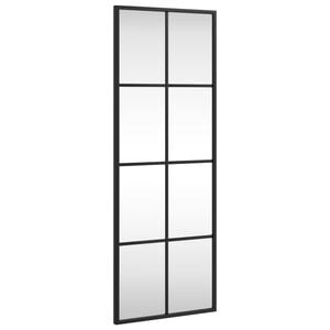 vidaXL V&auml;ggspegel svart 30x80 cm rektangul&auml;r j&auml;rn