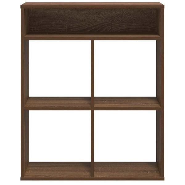 vidaXL Bokhylla brun ek 66x31x80 cm konstruerat tr&auml;