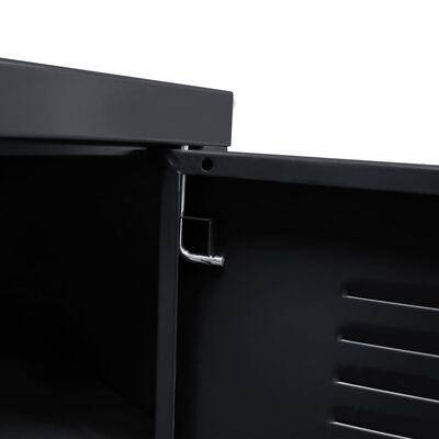vidaXL TV-bänk 118x40x60 cm svart