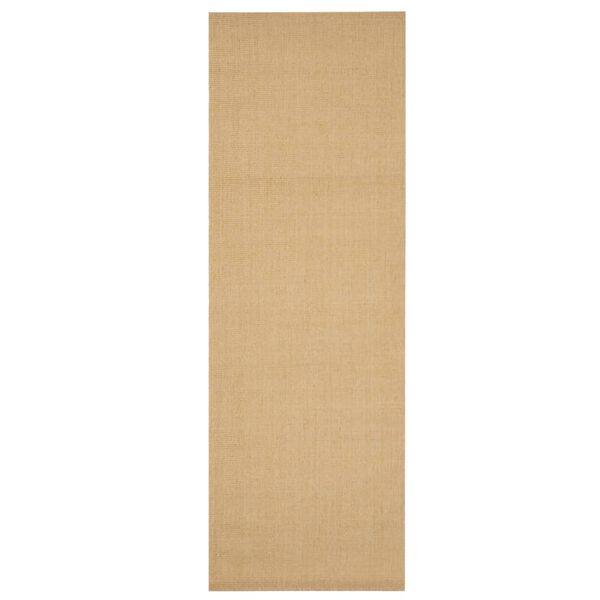 vidaXL Matta naturlig sisal 66x200 cm
