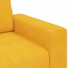 vidaXL Loveseat soffa ljusgul 120 cm manchestertyg