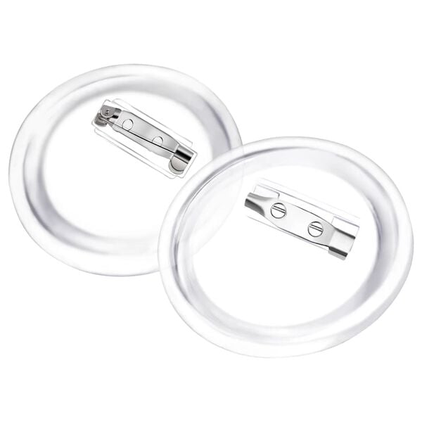 vidaXL Knappar med nålar 100 uppsättningar akryl 44 mm