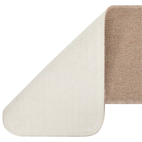 vidaXL Trappstegsmattor halkfri 15 st 60x25 cm beige rektangulär