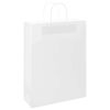 vidaXL Pappersp&aring;sar 250 st med handtag vit 32x12x42 cm