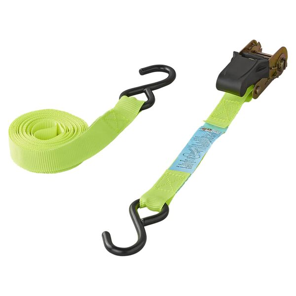 ProPlus Spännrem med Spärrhake + 2 Krokar, 4 st, 5 m 320205