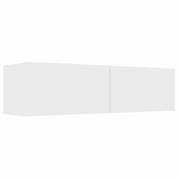 vidaXL TV-bänk vit 120x30x30 cm konstruerat trä