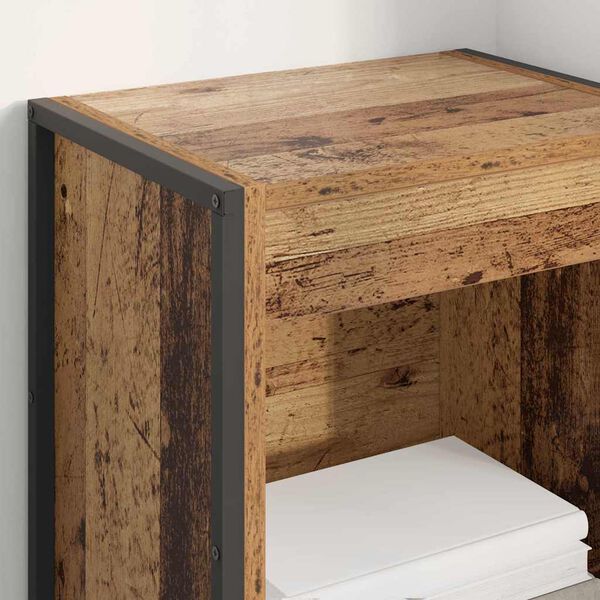 vidaXL Boksk&aring;p Gammalt tr&auml; 80 x 30 x 155 cm Konstruerat tr&auml;