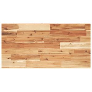 vidaXL B&auml;nkskiva f&ouml;r badrum behandlad 80x40x2 cm massivt akaciatr&auml;