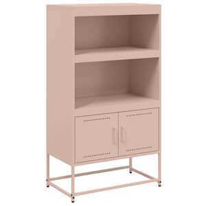 vidaXL H&ouml;gsk&aring;p rosa 68,5x38,5x123,5 cm st&aring;ls